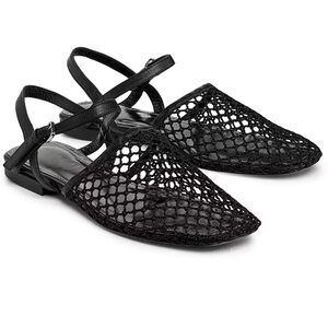 Staud Rete Paper Net Sandals